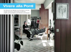 Die Ausstellung "Vivere alla Ponti" macht Station im Italienischen Kulturinstitut Wien. Foto: Cover des Flyers zur Ausstellung "Vivere alla Ponti"