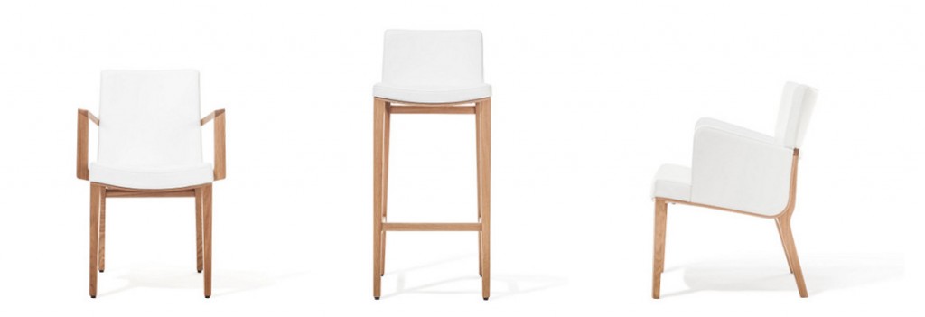 Ob als Armlehnstuhl, Barhocker oder Loungesessel – MORITZ begeistert mit dem Design von Kai Stania und Perfektion à la TON. Foto: TON