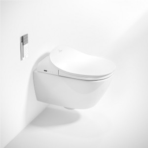 Organisches Design, innovative Technologie: „ViClean Leaf“. Foto: Villeroy & Boch