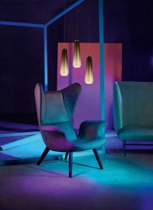 Der einzigartige Charakter der Leuchte wird besonders im Arrangement hervorgehoben. Foto: Diesel with Foscarini