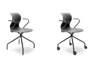 Für die Stühle gibt’s ein neues X-Gestell, mit und ohne Rollen. © Flötotto