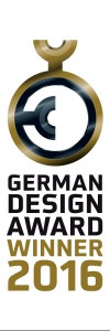 German Design Award 2016 - Winner. Logo. © German Design Council