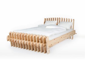 Ob Doppel- oder Single-Variante: Das neuartige Bett vereint Design, Ergonomie und Energie. © FLUSSBETT