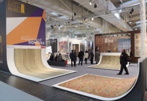 Die edlen Teppichkreationen standen mit „Innovations@DOMOTEX“ in speziellem Fokus. © Deutsche Messe