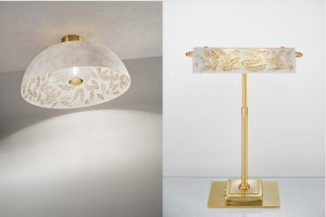 : Im Libertà-Style erstrahlen Wandschalen und mächtige Lichtkuppeln, aber auch die Banker's Lamp. © KOLARZ