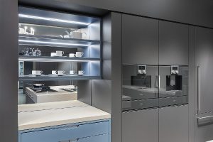 Die außergewöhnlichen Gaggenau-Geräte werden in exklusivem Ambiente präsentiert. © Gaggenau