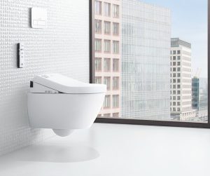 Das stille macht Villeroy & Boch mit den ViClean Dusch-WCs zum stilvollen Örtchen. © Villeroy & Boch